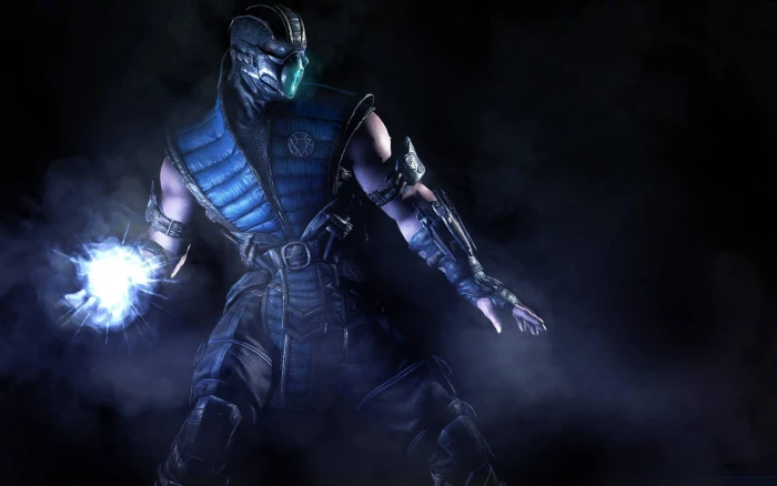 Mortal Kombat Sub Zero digital wallpaper 2k