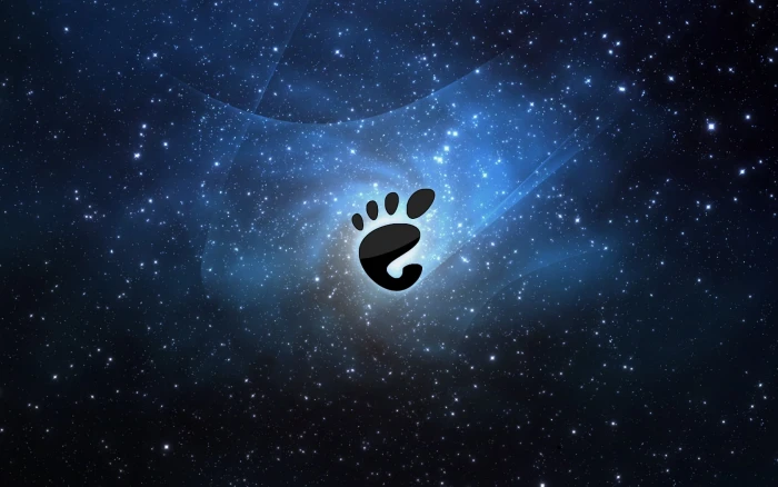outer space stars linux gnome logos Technology Linux HD Art 2k
