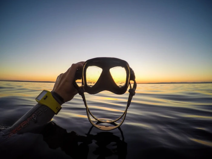 sport macro len water drop orange ocean view sea evening sky 2k 4k