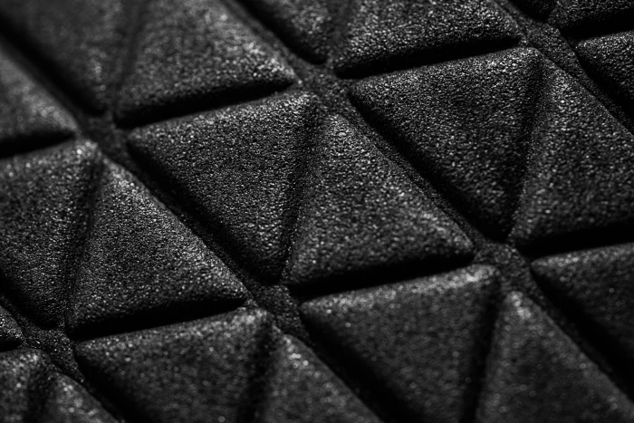 Triangle Abstract Macro Pattern all black and white 2k 4k