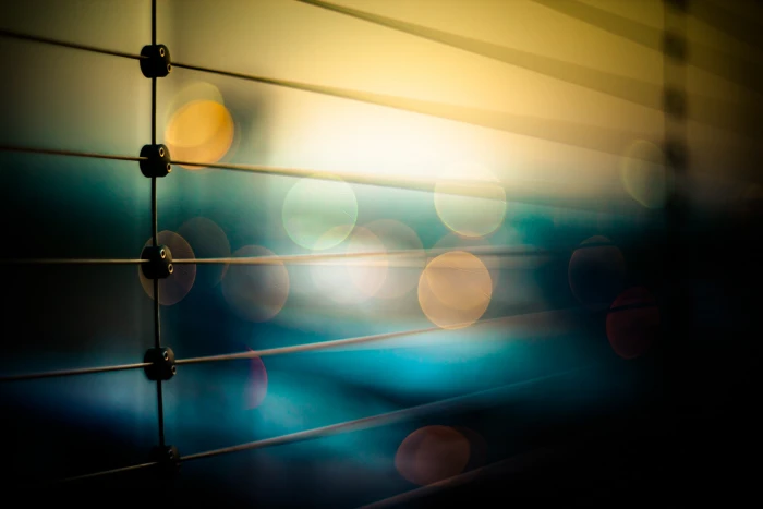 white window blinds bokeh photography of open 2k