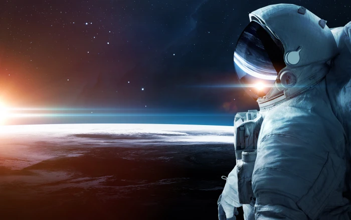 astronaut wallpaper space the atmosphere art Earth gravity 2k 4k 5k