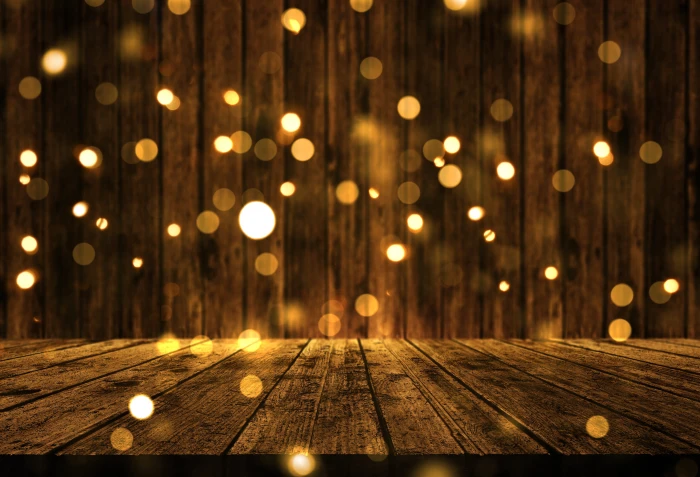 background Board golden new year wood bokeh celebration 60 2k 4k 5k