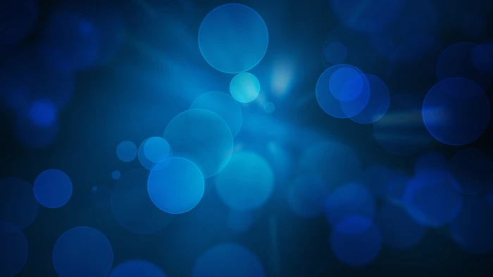 blue bokeh digital wallpaper background drops light circles 2k