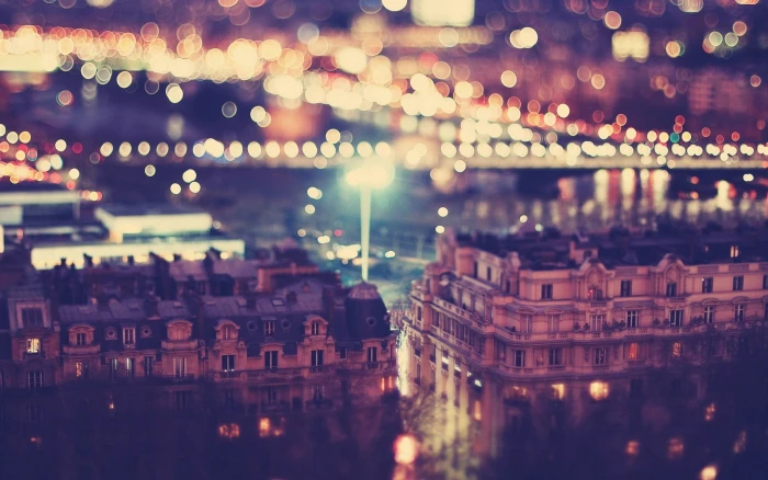 bokeh lights photography city cityscape urban night defocused 2k