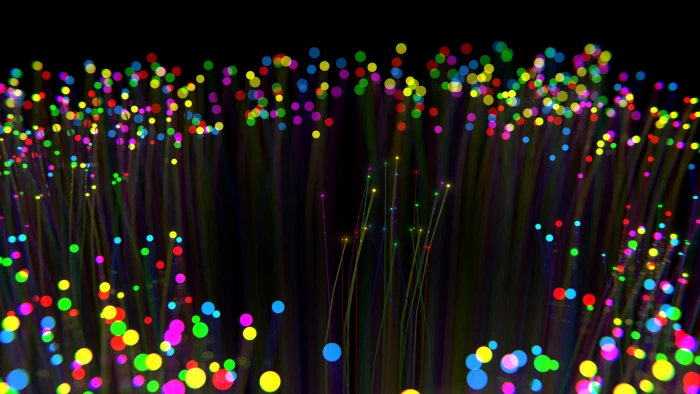 bokeh lights photography Optic fiber colorful macro 2k 4k