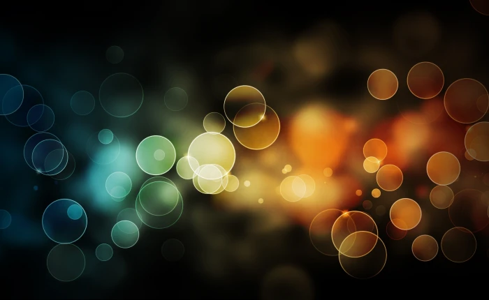 Abstract Background Brown And Blue Circles bokeh wallpaper Aero 2k