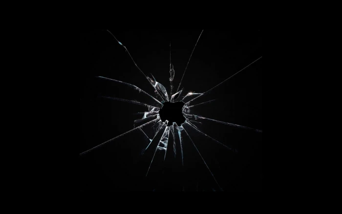 abstract bokeh broken crack glass pattern psychedelic 2k