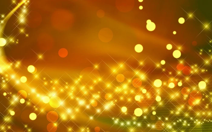 bokeh photo glare gold shiny bright circles backgrounds 2k