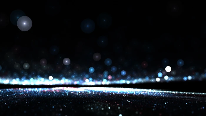 bokeh photography line glitter glare dark night abstract 2k