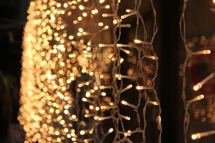depth of field photography string lights bokeh effects real 2k 4k 5k