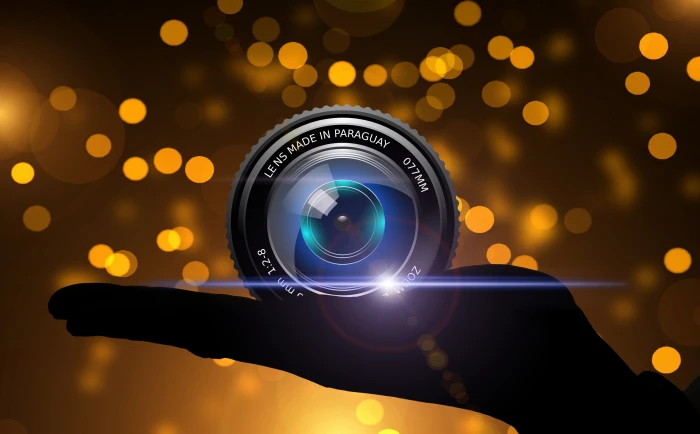 Lens black DSLR zoom lens Computers Hardware Hand Keep Camera 2k 4k 5k