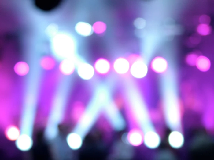 light lights led beams stage bokeh Performance Space 2k