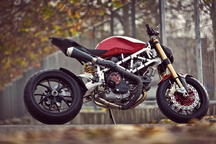 Motorcycles Ducati Monster Bokeh 2k
