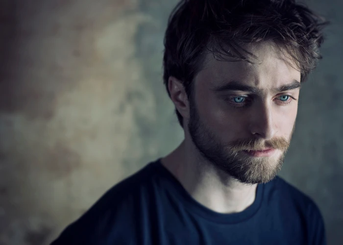 portrait t shirt actor beard Daniel Radcliffe photoshoot 2k