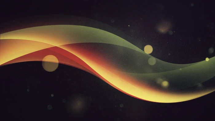 yellow and black wallpaper abstract digital art waveforms 2k