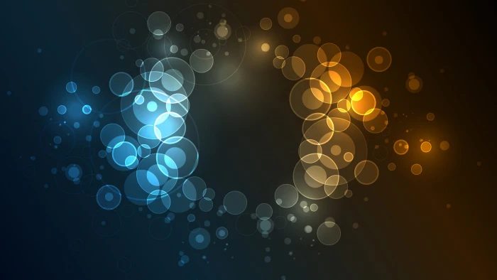 yellow and blue illustration bokeh photography vector colorful 2k 4k