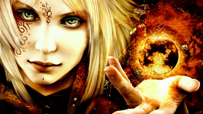 fantasy art artwork magician special effects ball graphics 2k