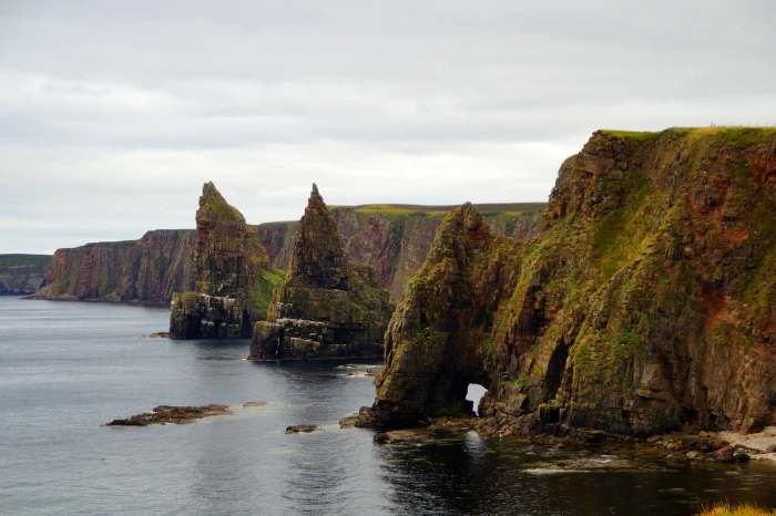 scotland north of cliff landscape rock needles 2k 4k