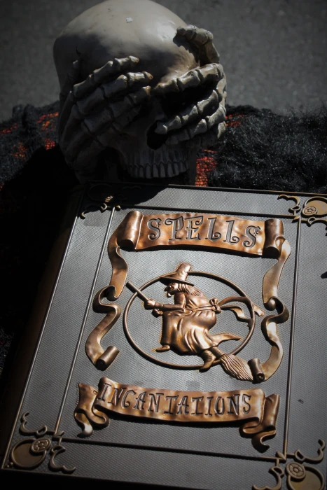 Spells Incantations book occult halloween decor all hallow s eve 2k