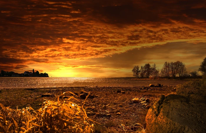 sunset photography landscape nature background desktop 2k 4k