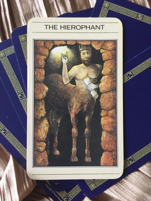 tarot cards mystic prediction fantasy symbol hierophant 2k