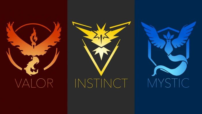 Valor Instinct Mystic logos Pok mon GO Pokemon Go 2k