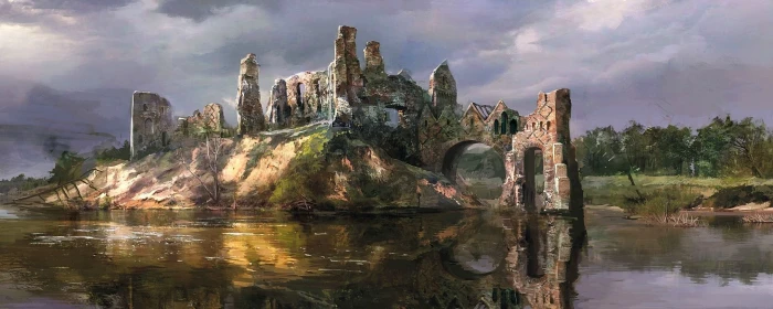 3 action Dark dual fantasy Fighting Hunt multi poster widescreen dualmonitor dualscreen 2k