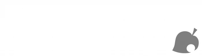 animal crossing new leaf logo minimalism simple white dual monitors widescreen dualmonitor dualscreen 2k 4k