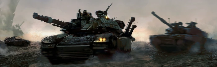 black battle tanks wallpaper military war artwork multiple display widescreen dualmonitor dualscreen 2k 4k