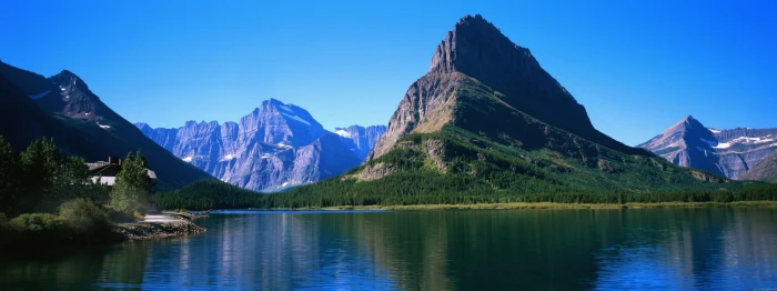 dual screen high resolution mountain water scenics nature widescreen dualmonitor dualscreen 2k