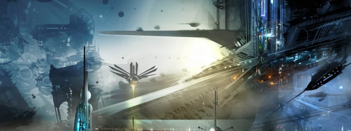 dual monitor multi screen Widescreen city architecture widescreen dualmonitor dualscreen 2k