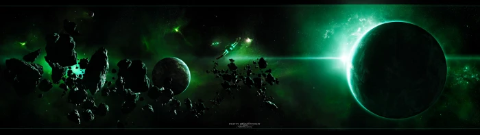 outer space planets dual screen Space Planets HD Art widescreen dualmonitor dualscreen 2k 4k