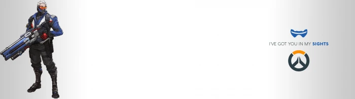 Overwatch Soldier 76 video games dual monitors multiple display widescreen dualmonitor dualscreen 2k 4k