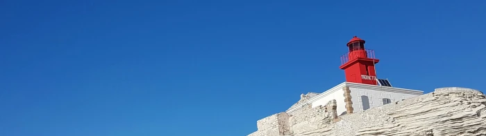 Wallpaper Dual Screen Corsica bonifacio lighthouse coast widescreen dualmonitor dualscreen 2k 4k