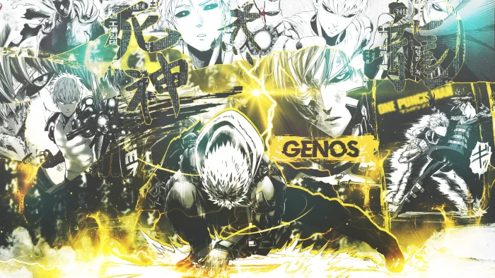 Anime One Punch Man Genos 2k