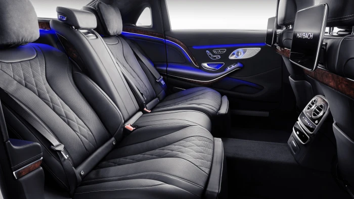 black car seats Mercedes Maybach S Class Cars interior 2k 4k 5k 8k