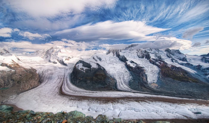 mountain under snow Glaciers Alps Europe switzerland travel 2k 4k 5k