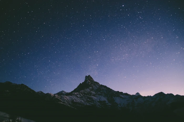 Scenic View Of Mountain During Evening wallpaper astronomy 2k 4k 5k