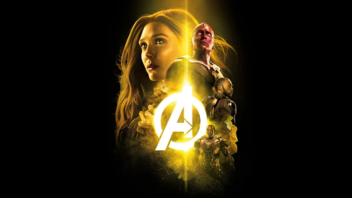 Vision Paul Bettany Anthony Mackie War Machine Scarlet Witch 2k 4k 5k 8k