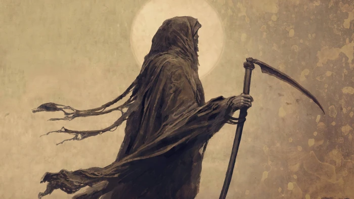 Grim Reaper With Scythe Wallpaper 2k