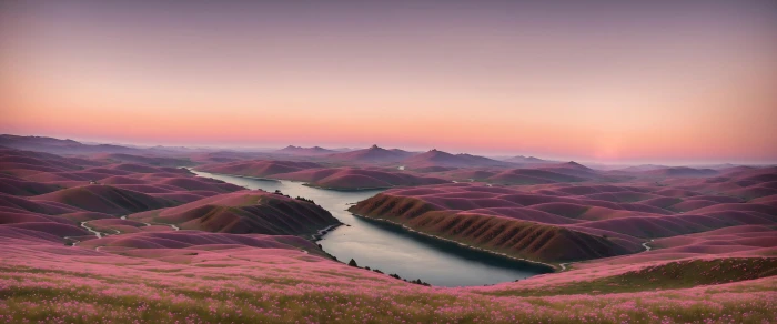 Before Sunrise fields purple 2k 4k