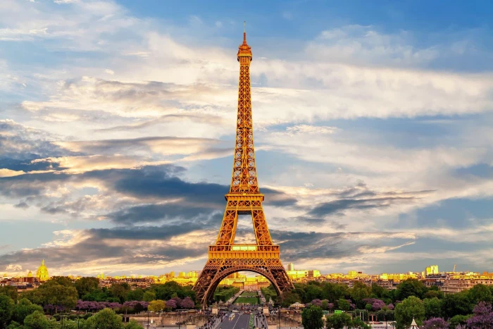 eiffel tower paris city Picture 2k