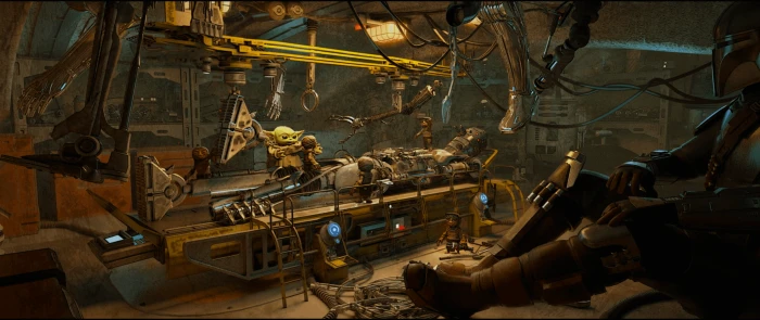 The Mandalorian end credits 2k