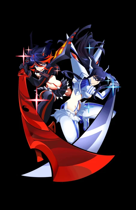 Kill la kill Anniversary Amoled wallpaper mobile background 4k 2k