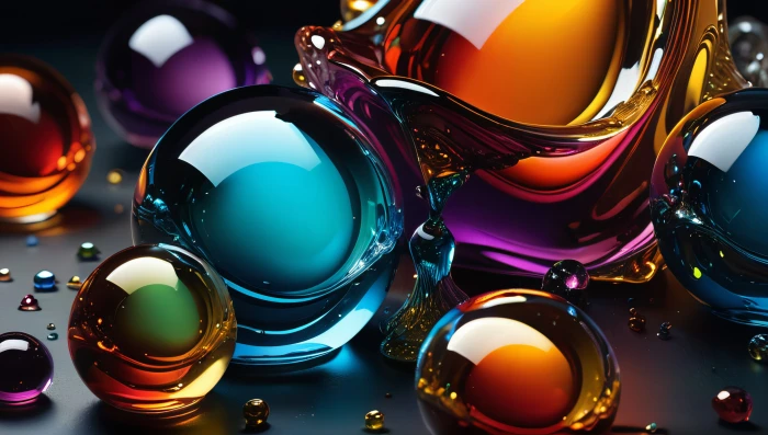Colorful glass explosions Enjoy! 2k 4k