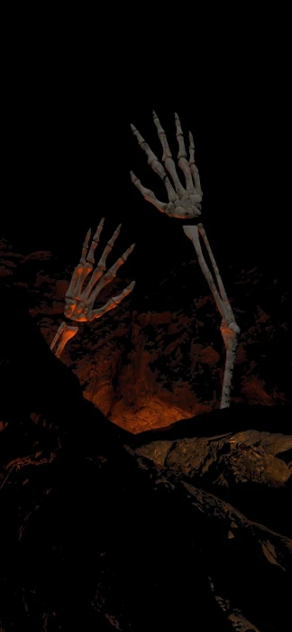 Hell Rising amoled wallpaper 4k