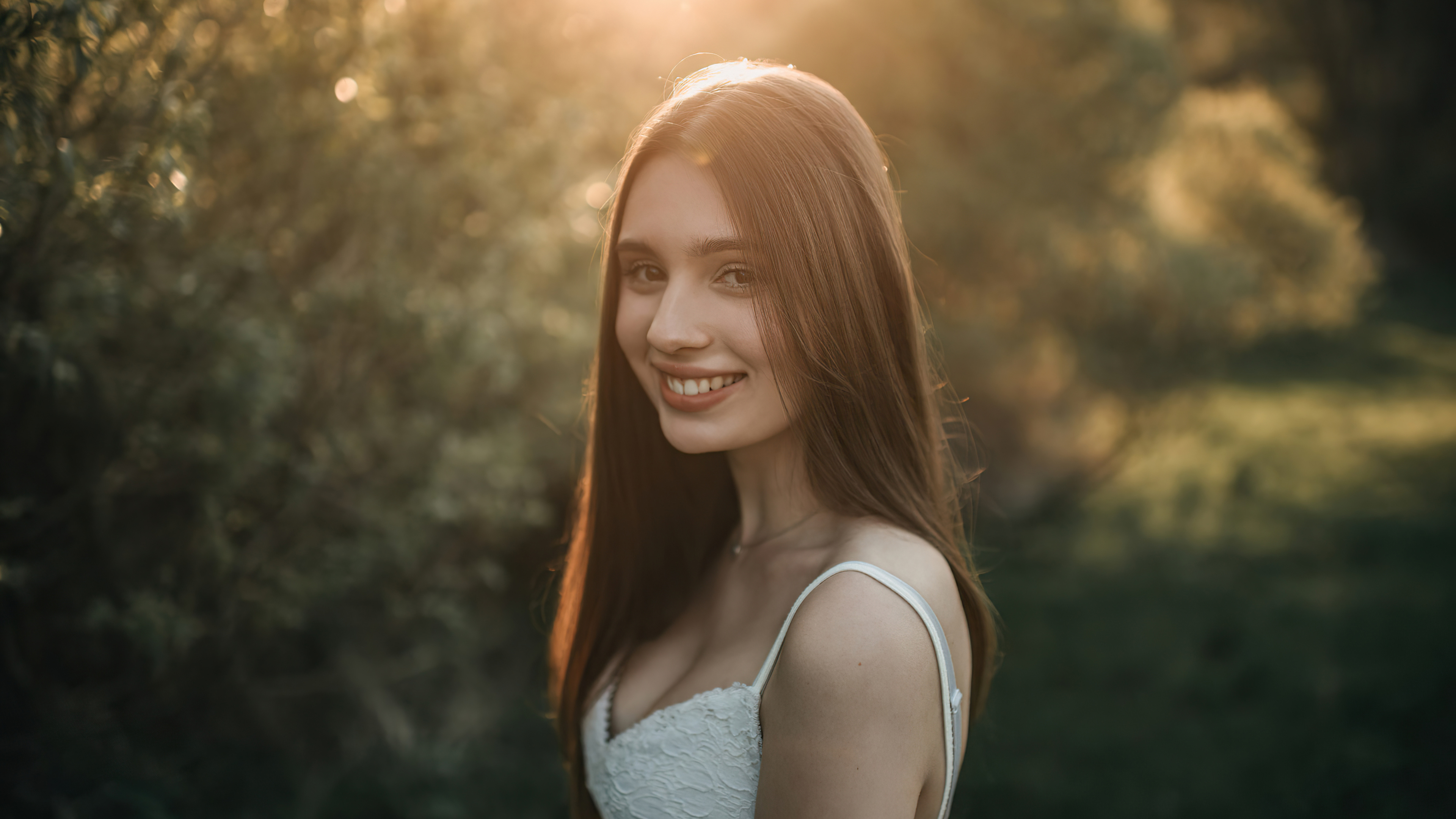 cute girl smiling 2k