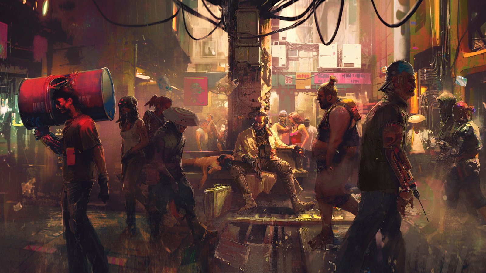 artwork futuristic city science fiction concept art cityscape 79 2k