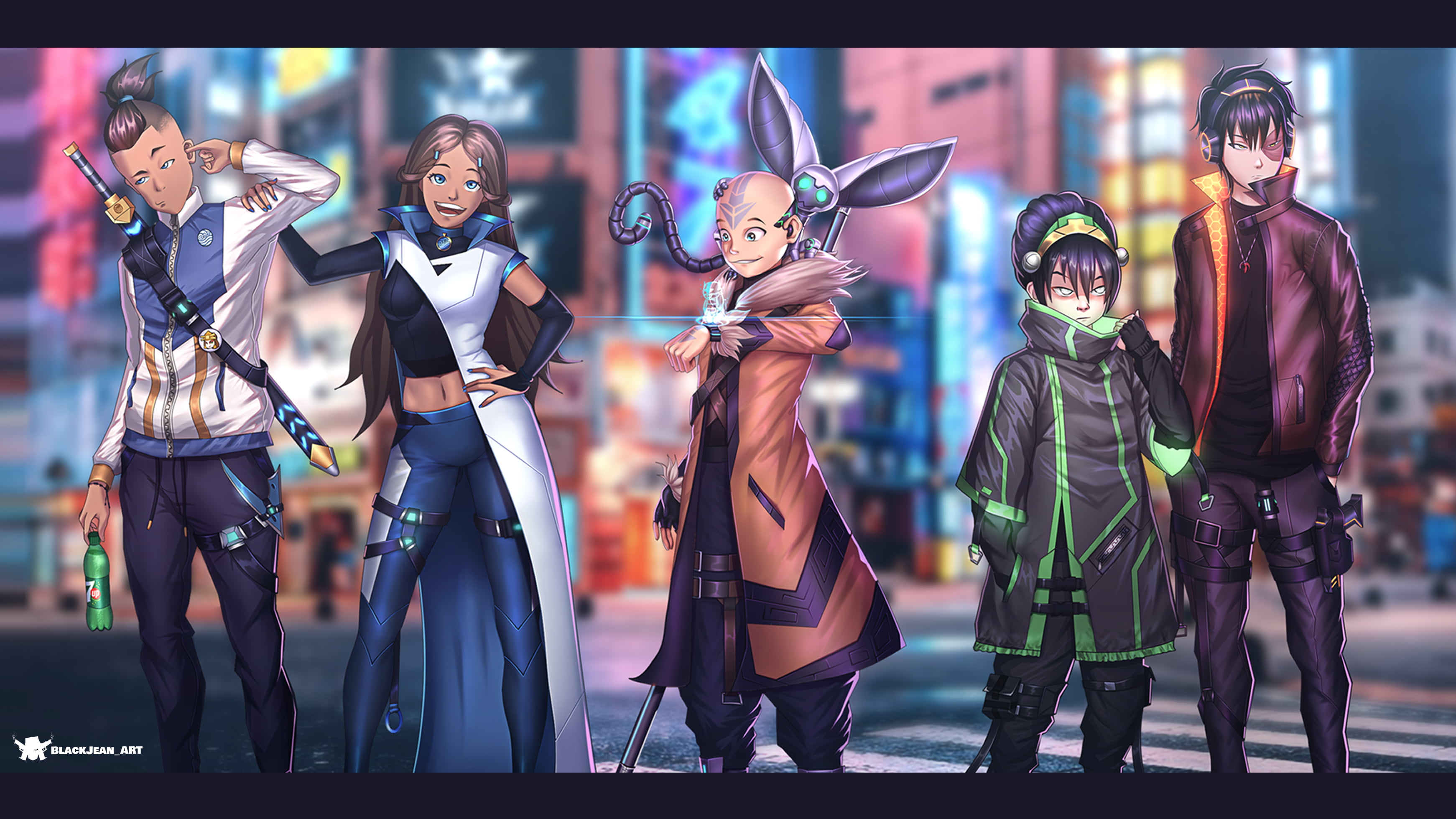 Avatar Kyoshi The Last Airbender Aang Katara Sokka 2k